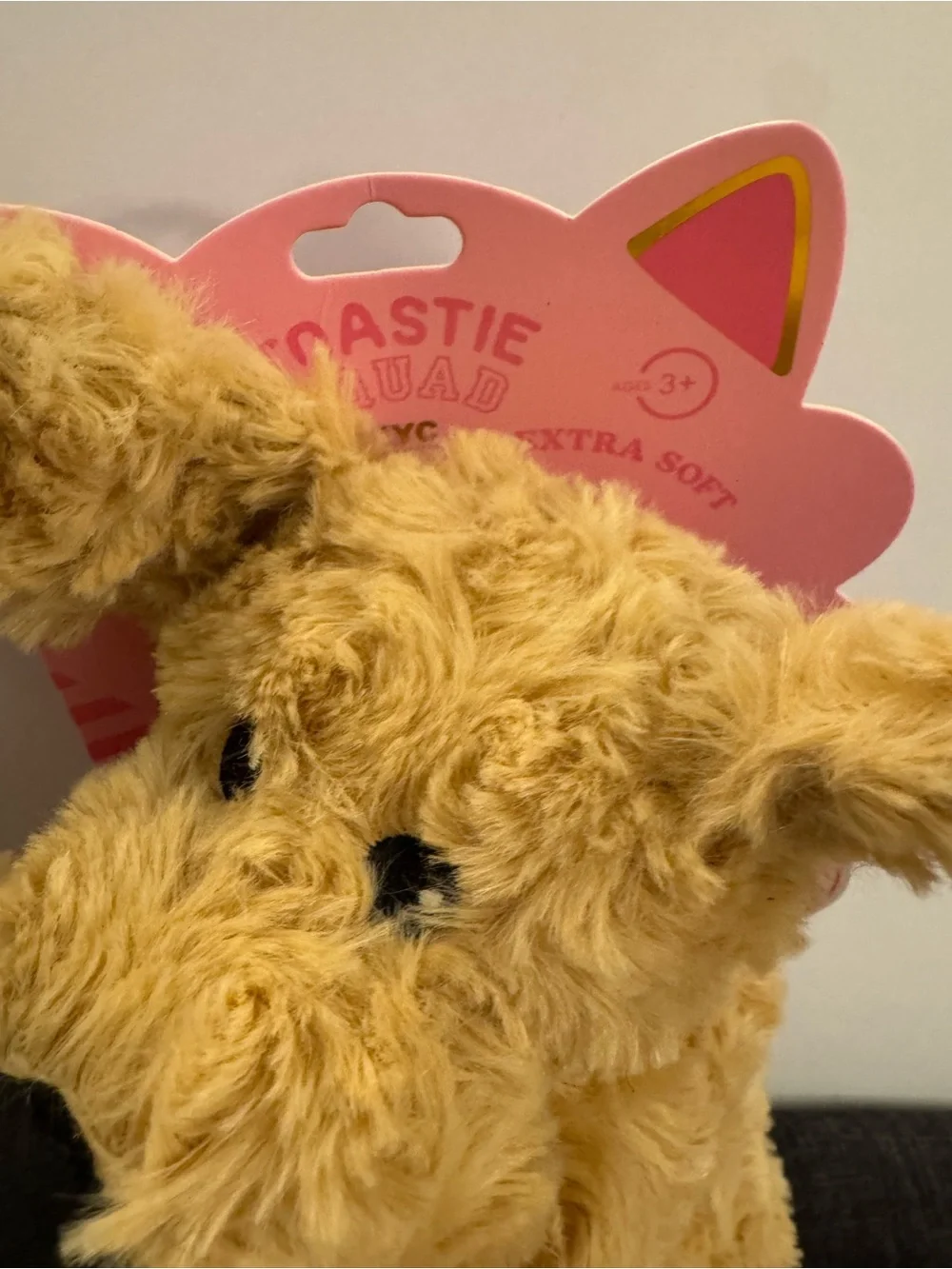 Plush Dog Toy Toastie Squad Buddy Cream Soft Plush Puppy D7